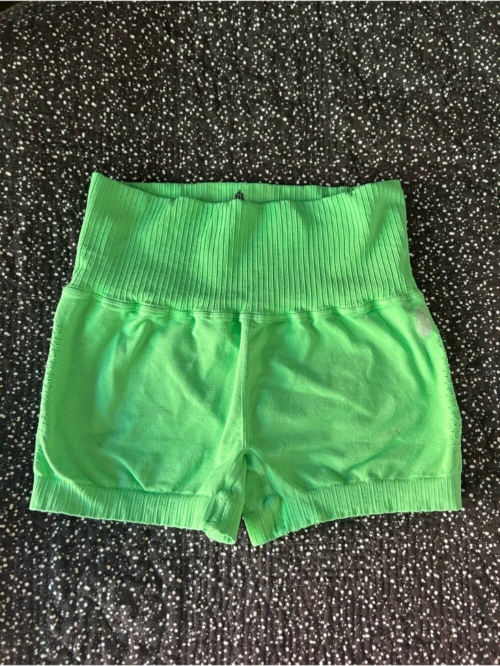 Free People Movement High-Waist Fresh Cut Green Shorts M/L